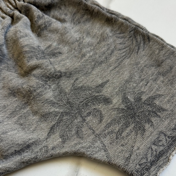 Hawaiian Beach Print Charcoal Kids Harem Shorts - Picture 7 of 9